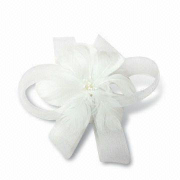 Trendy Flower Fascinator for Bridal Hair Accessories with Comb Setting, Available in Various Colors