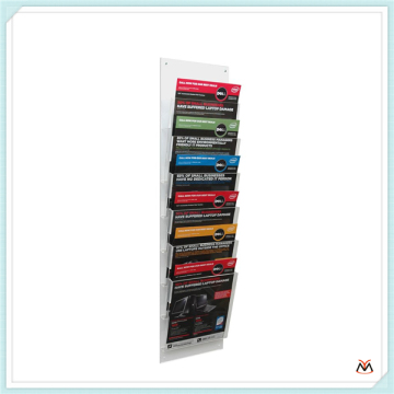 wall-mounted acrylic brochure holder,acrylic holder display,plastic holder display
