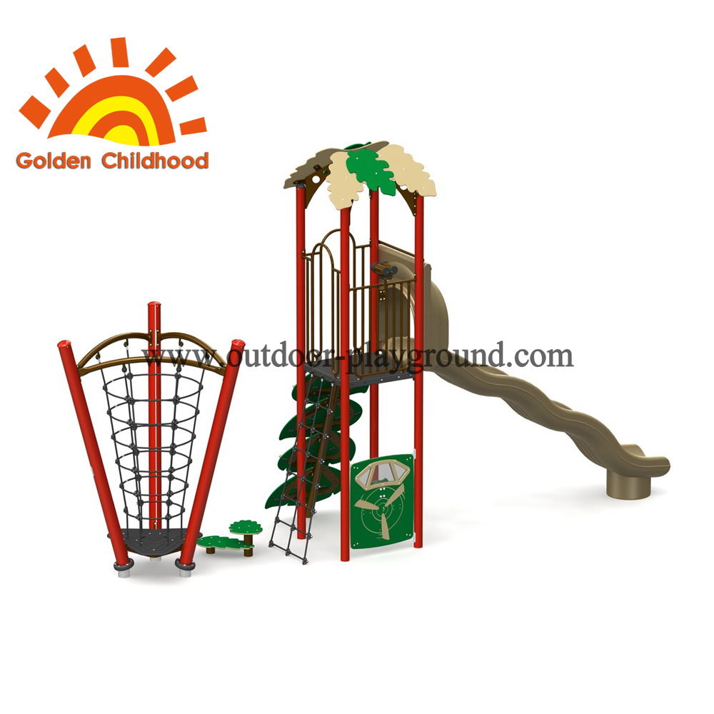 Climbing Playground Slide Tower