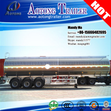 Trade assurance 3 axles stainless steel cooking oil, olivia oil tanker semi trailer for sale