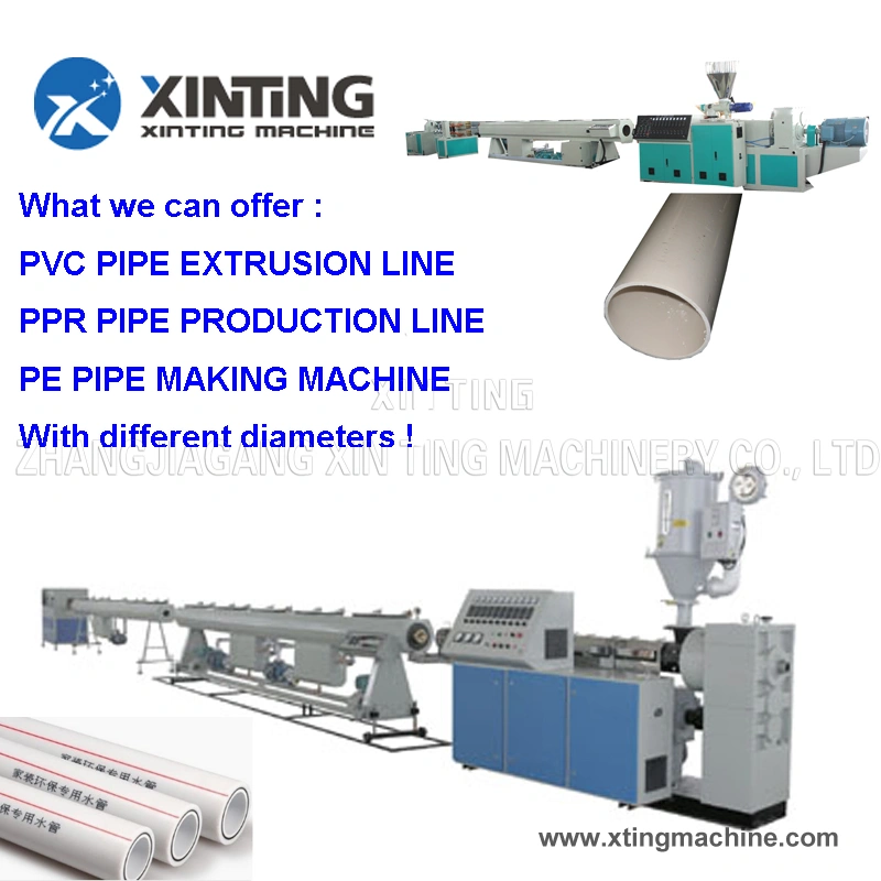 HDPE PE Pipe Making Machine/PPR Pipe Extrusion Production Line with Good Service