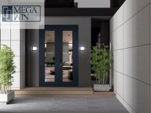 Aluminium alloy doors for main entrance control house door