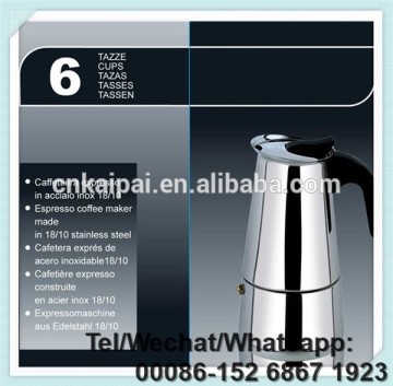 Italian-style Stainless Steel Coffee Maker ,espresso coffee maker,coffee espresso maker