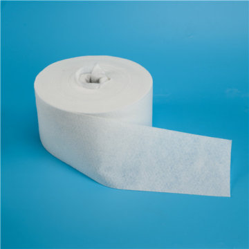 Shaped needle-punched cotton mask filter material