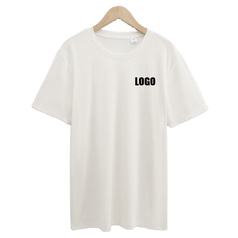 New Mercerized Cotton Men's Loose T-Shirt