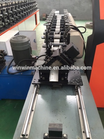 lowest price metal sheet C channel/purline roll forming machine