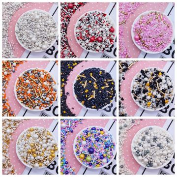 Edible Beads Pearl Sugar Ball Fondant DIY Cake Baking Sprinkles Sugar Candy Ball Wedding Cake Decoration