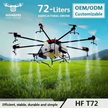Spraying Drone Agricultural T72 72L Water Tank Fumigators Night Flight Sprayer Uav