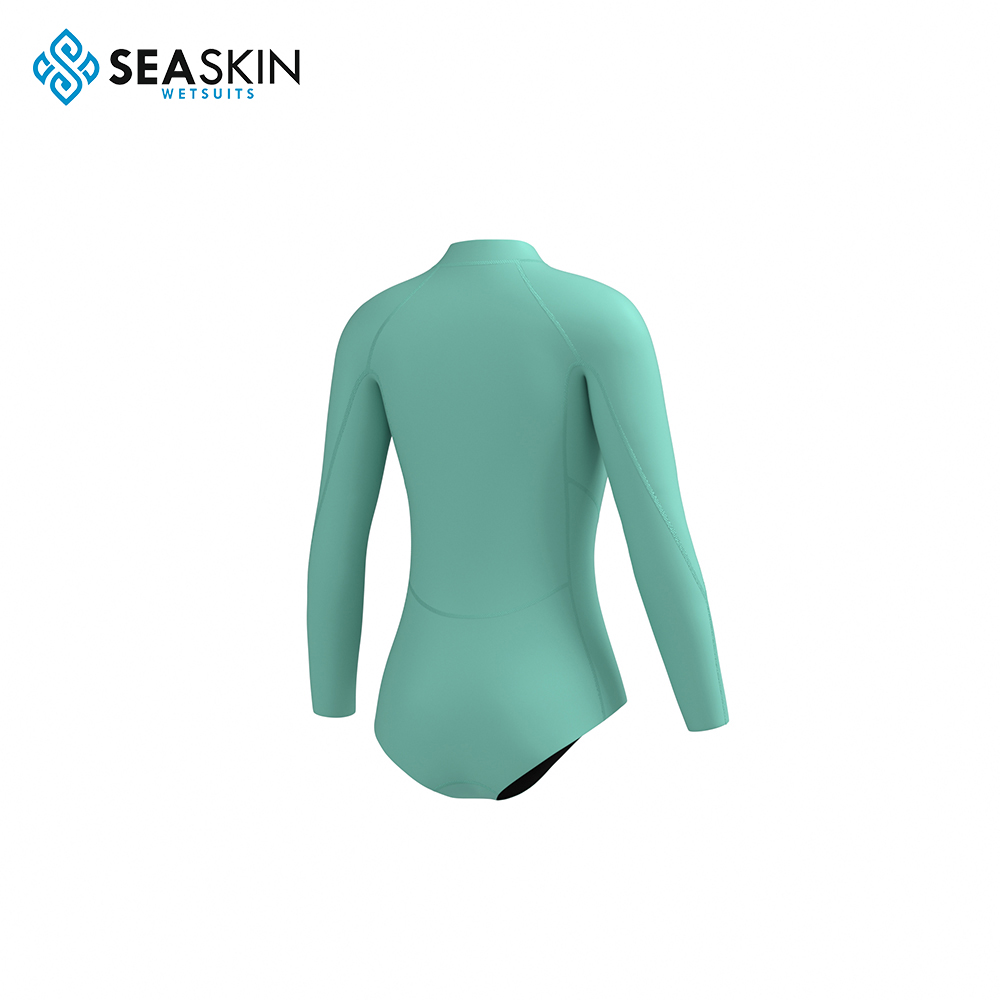 Seaskin กำหนดเอง 2.5 มม. Neoprene Sleeve Pattern Women Bikini Wetsuit