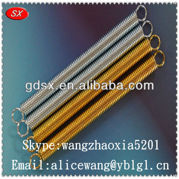 Customized high quality stainless steel/high carbon steel extension spring supplier,drawing spring extension springs