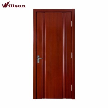 Factory Manufacturer China Flat Solid Core Wood Door Interior Door For Bedroom Door