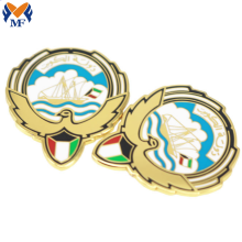 Reka bentuk yang disesuaikan logam Kuwait Pin Badge