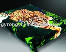 100% ployester acrylic mink double blanket 4kg