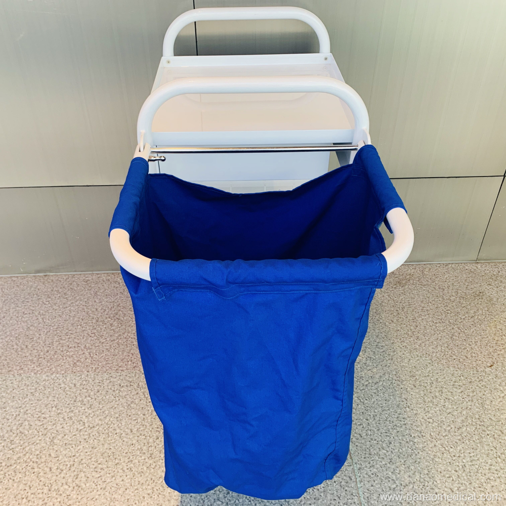 Hospital Steel Convenient Easy-optional Linen Trolley