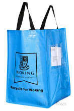 Woking Council PP Woven Laminated Recyclable Bag (hbwo-49)