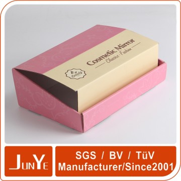 cosmetic fashion mirror packaging carton shipping box for mirror