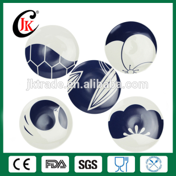 Wholesale Japanese black ceramic plate, Custom Plain Ceramic Plates