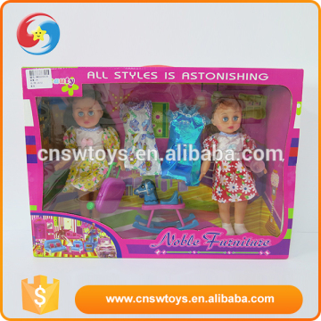 2016 European style plastic two with blue trojans newest doll toys