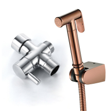 HONGDEC Bathroom Bidet Sprayer Rose Gold Bathroom Bidet Set