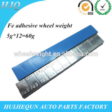 Fe(iron) adhesive wheel weight