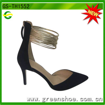 2015 ladies high heel sandal shoes