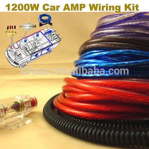 cca 4 gauge car audio cable kit power amp kit