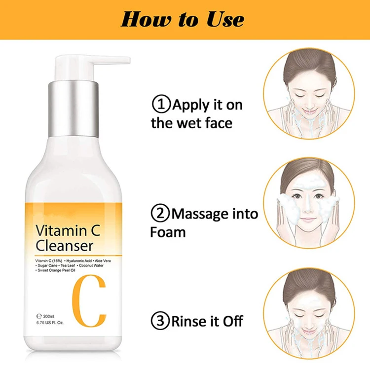 Natural Ingredients Vitamin C Cleanse & Hydrating Facial Cleanser