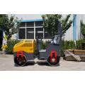 High efficiency 2.5ton full hydraulic ride on double drum vibration compactor roller for sale