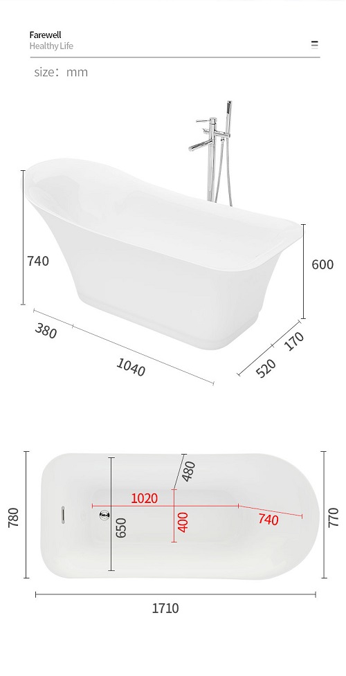 Best sauna Acrylic small plastic Engineered Stone Bathtubs Stand alone bathtub for adults