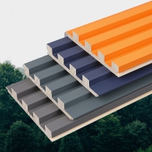 Bamboo Fiber PVC Wall Panel WPC for Ceiling Solid Wood Grilles