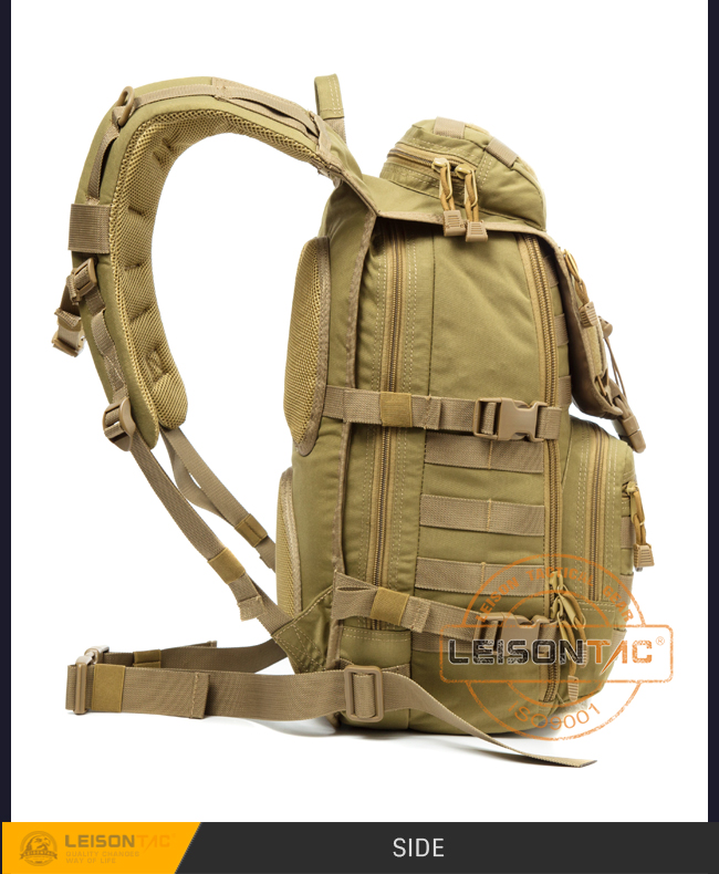 500D waterproof Nylon Tactical Outdoor Backpack large Capacity with ISO standard for tactical hiking outdoor travel