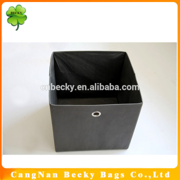 Plain non woven folding nonwoven storage box