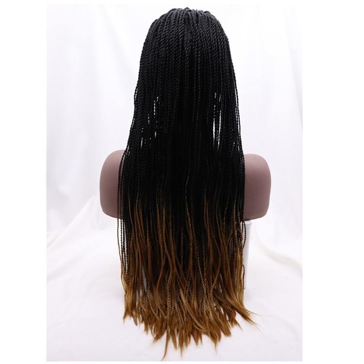 Vendors HD front lace braid wig for black women braided wigs