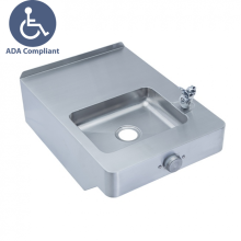 Accessible Wall Mounted Stainless Steel Drinking Fountain