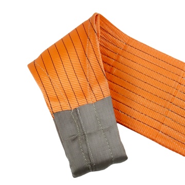 cargo slings Orange Color Flat webbing sling