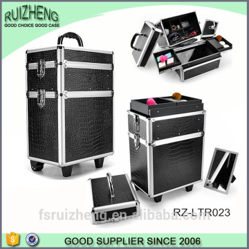 Trolley tool box aluminum hairdressing case
