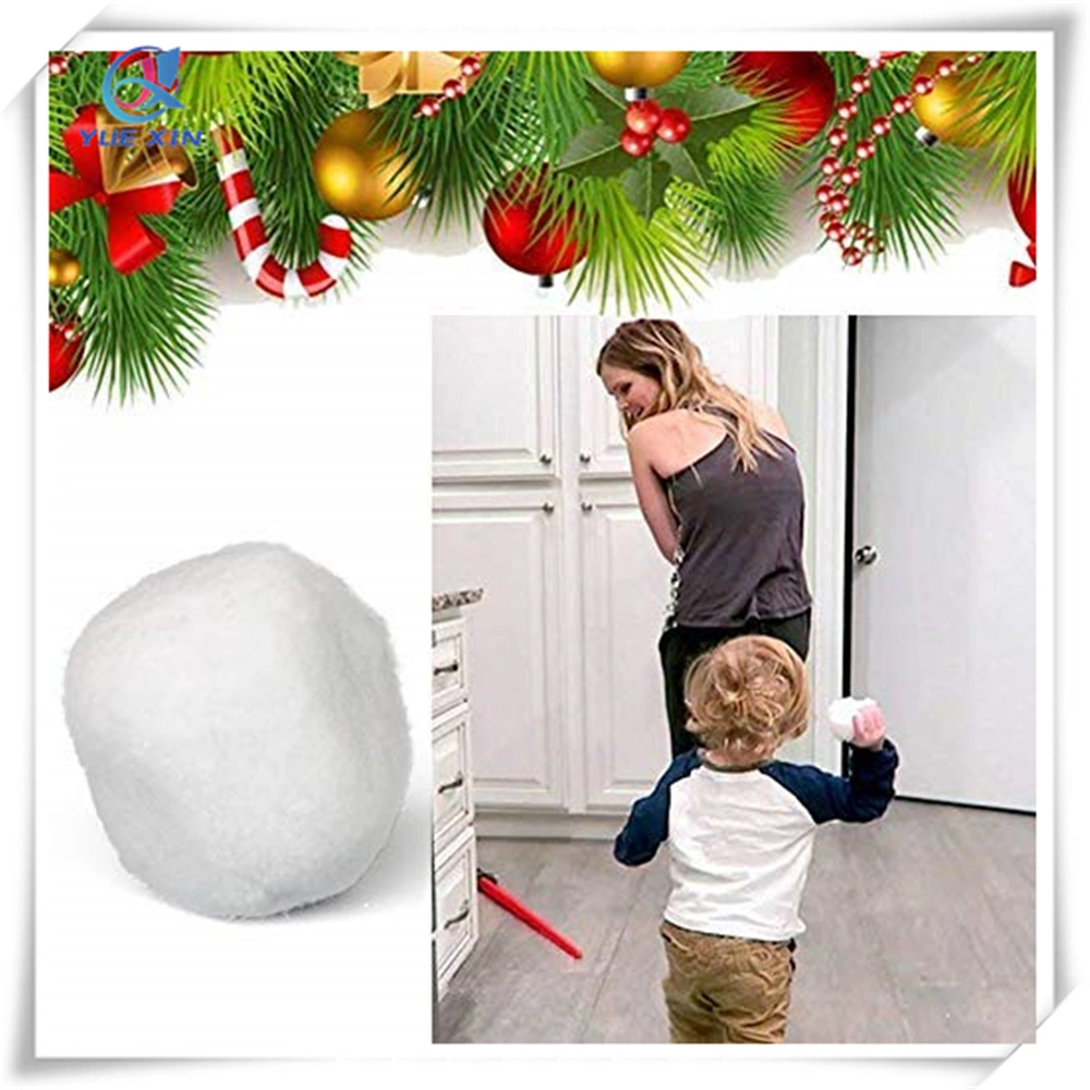 White POM POM Indoor Snow Balls for DIY Crafts Decorations