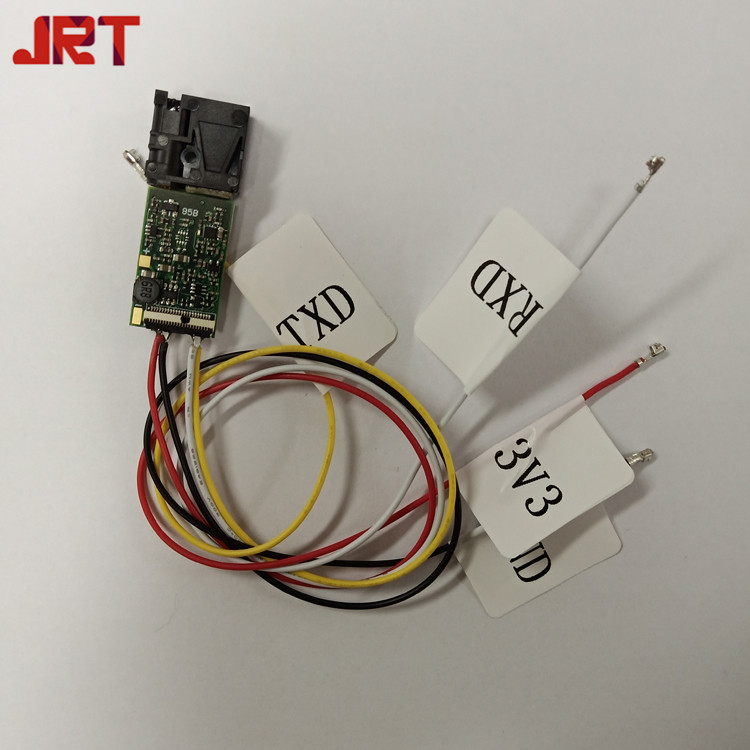 Small lidar sensor with four pins and wires