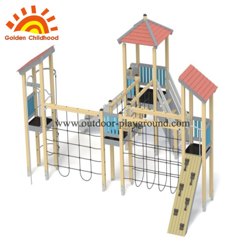 HPL outdoor playground  climb net