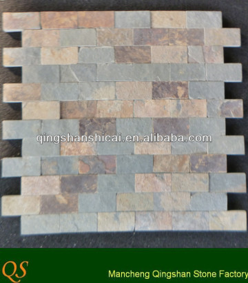 rectangular mosaic tile