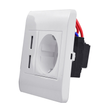 High quality 220V 5V2.1A EU usb wall socket