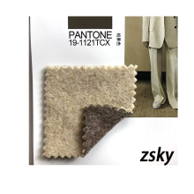 Elegant Men's Wool Polyester Double-Faced Knit Jacket for Fall Winter