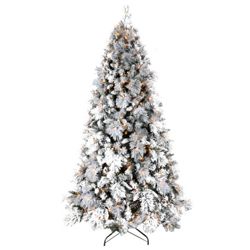 7.5 ft Micro Dot White Pre lit Tree