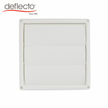 Flexible Air Vent Cover Gravity Louvered Vent Hood with Non Return Flap Shutter