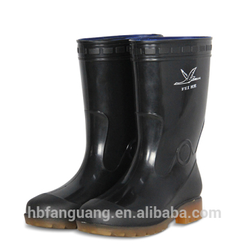 half boots for man, pvc rain boots, cheap pvc boots