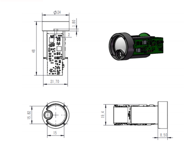 Neu eingetroffener 1000-m-Laser-Entfernungssensor New Arrival 1000m Laser Range Sensor