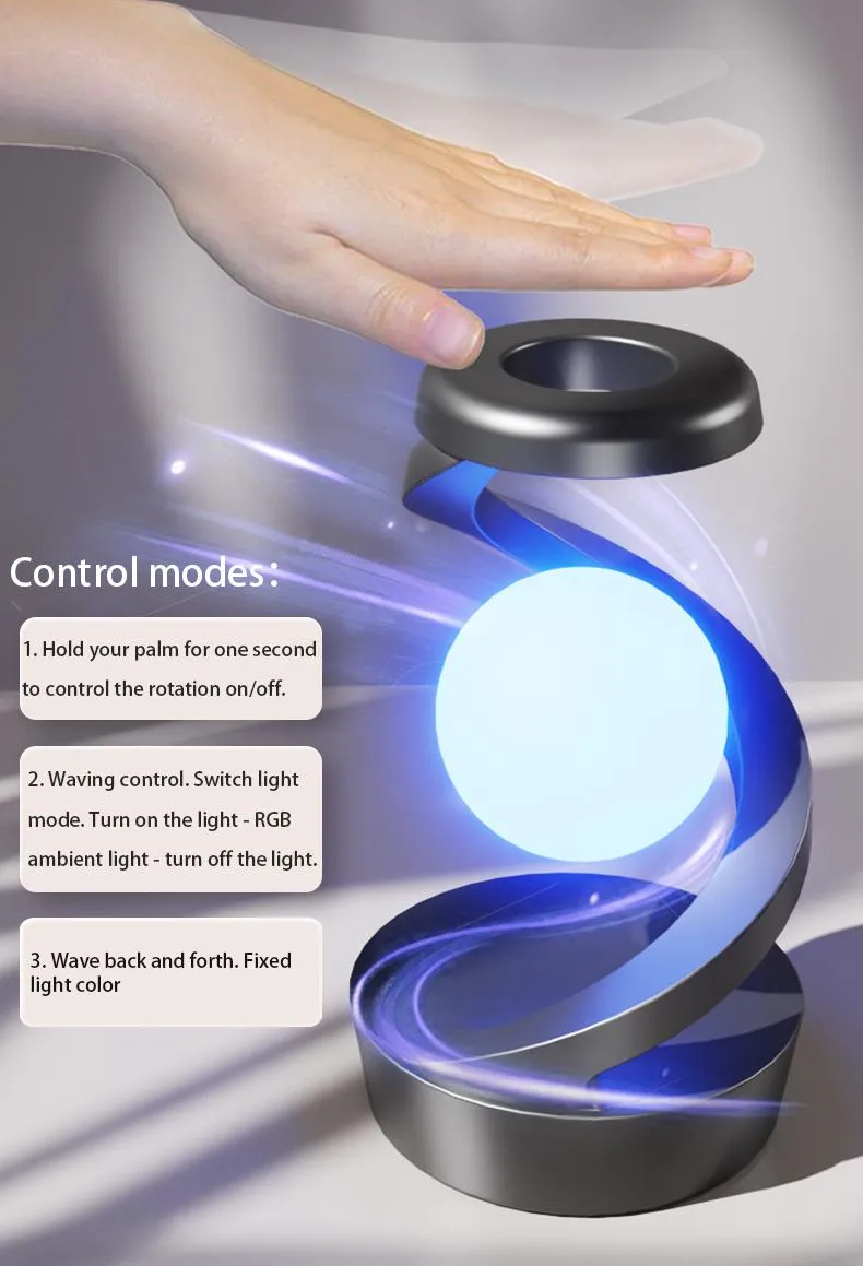 Elegant Desktop Rotating Suspension Lamp for Stress Relief and Decor