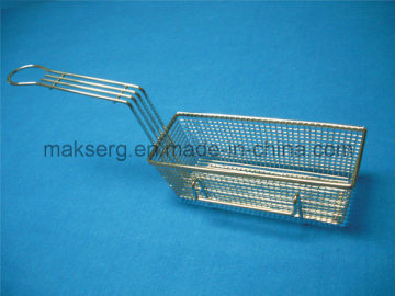 Steel Fry Basket 11′′ Mesh Basket Rectangle