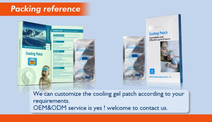 発熱の冷却パッチ Fever Cooling Patch