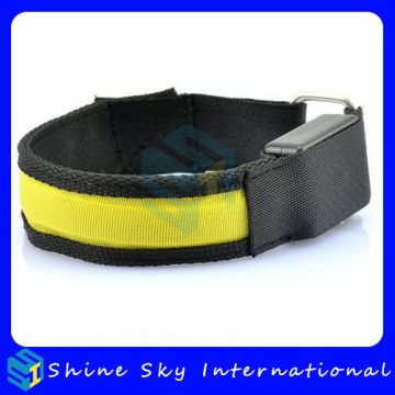 Top Quality Hot Sell Durable Nylon Led Glowing Armbands